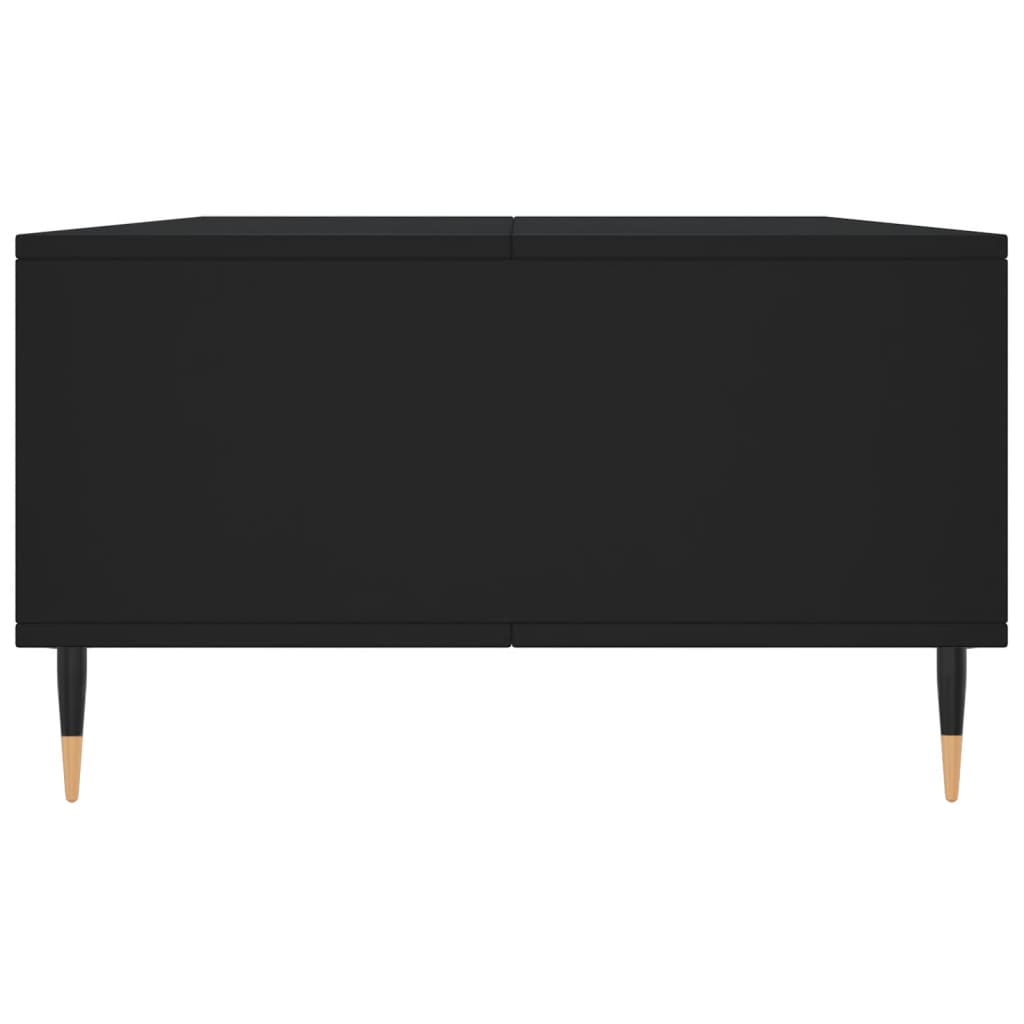 Salontafel 104x60x35 cm bewerkt hout zwart is nu te koop bij PeponiXL, paradijselijk wonen!