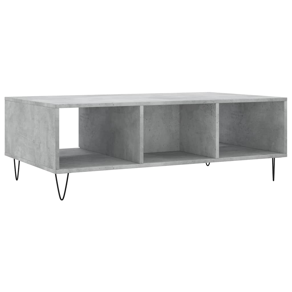 Salontafel 104x60x35 cm bewerkt hout betongrijs is nu te koop bij PeponiXL, paradijselijk wonen!