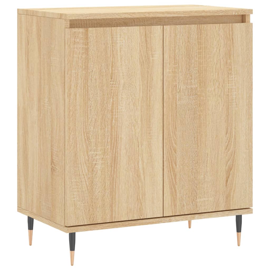 Dressoir 60x35x70 cm bewerkt hout sonoma eikenkleurig is nu te koop bij PeponiXL, paradijselijk wonen!