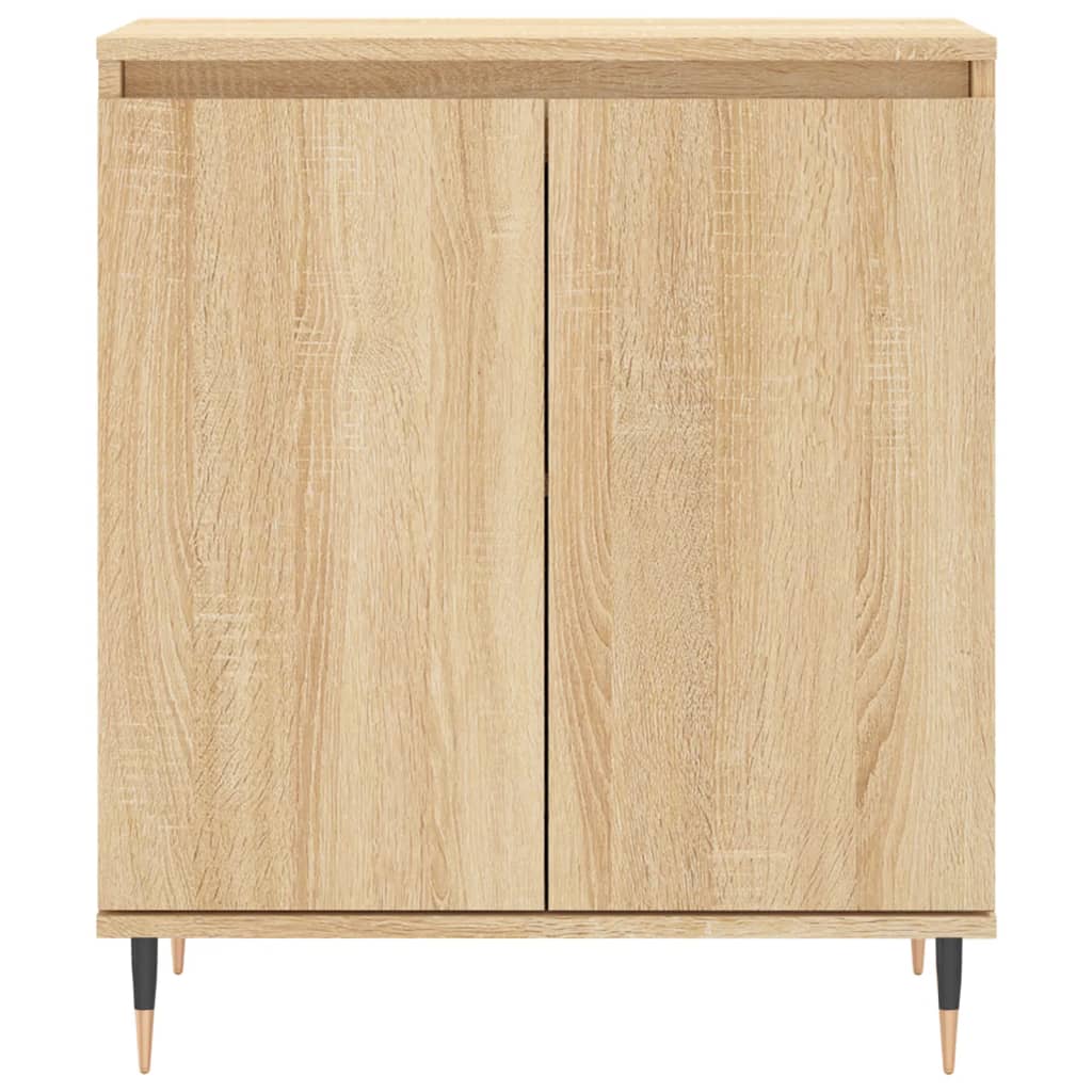 Dressoir 60x35x70 cm bewerkt hout sonoma eikenkleurig is nu te koop bij PeponiXL, paradijselijk wonen!