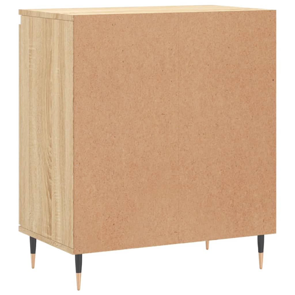 Dressoir 60x35x70 cm bewerkt hout sonoma eikenkleurig is nu te koop bij PeponiXL, paradijselijk wonen!