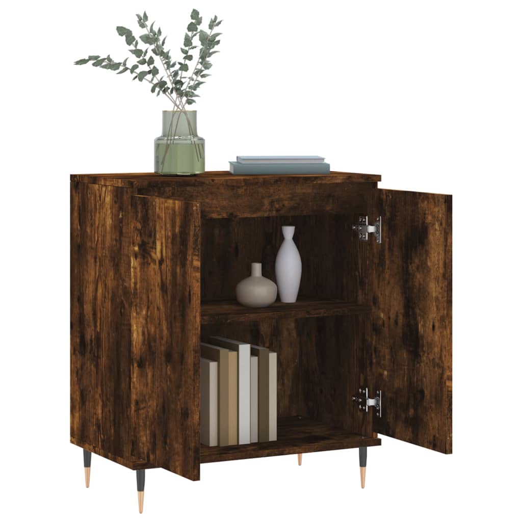 Dressoir 60x35x70 cm bewerkt hout gerookt eikenkleurig is nu te koop bij PeponiXL, paradijselijk wonen!