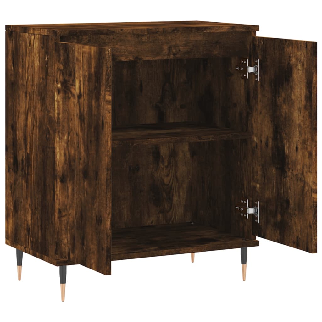 Dressoir 60x35x70 cm bewerkt hout gerookt eikenkleurig is nu te koop bij PeponiXL, paradijselijk wonen!