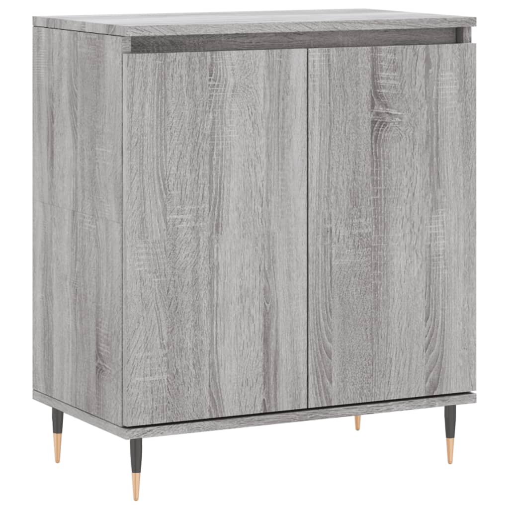 Dressoir 60x35x70 cm bewerkt hout grijs sonoma eikenkleurig is nu te koop bij PeponiXL, paradijselijk wonen!