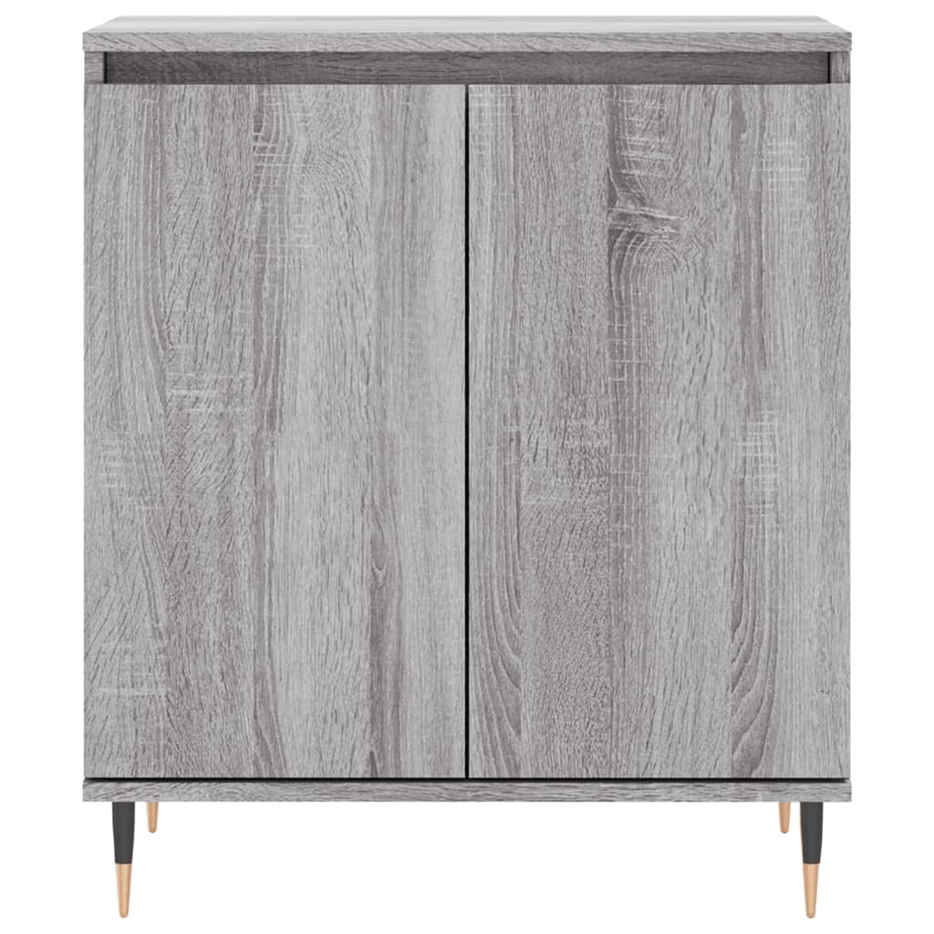 Dressoir 60x35x70 cm bewerkt hout grijs sonoma eikenkleurig is nu te koop bij PeponiXL, paradijselijk wonen!