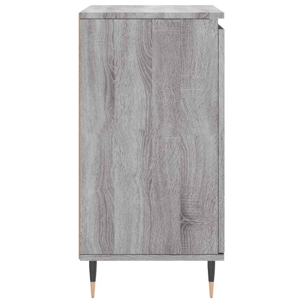Dressoir 60x35x70 cm bewerkt hout grijs sonoma eikenkleurig is nu te koop bij PeponiXL, paradijselijk wonen!
