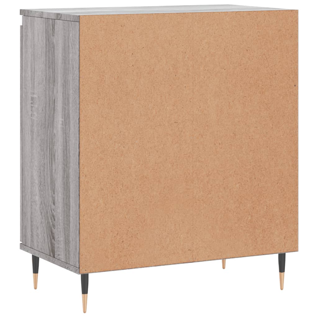 Dressoir 60x35x70 cm bewerkt hout grijs sonoma eikenkleurig is nu te koop bij PeponiXL, paradijselijk wonen!