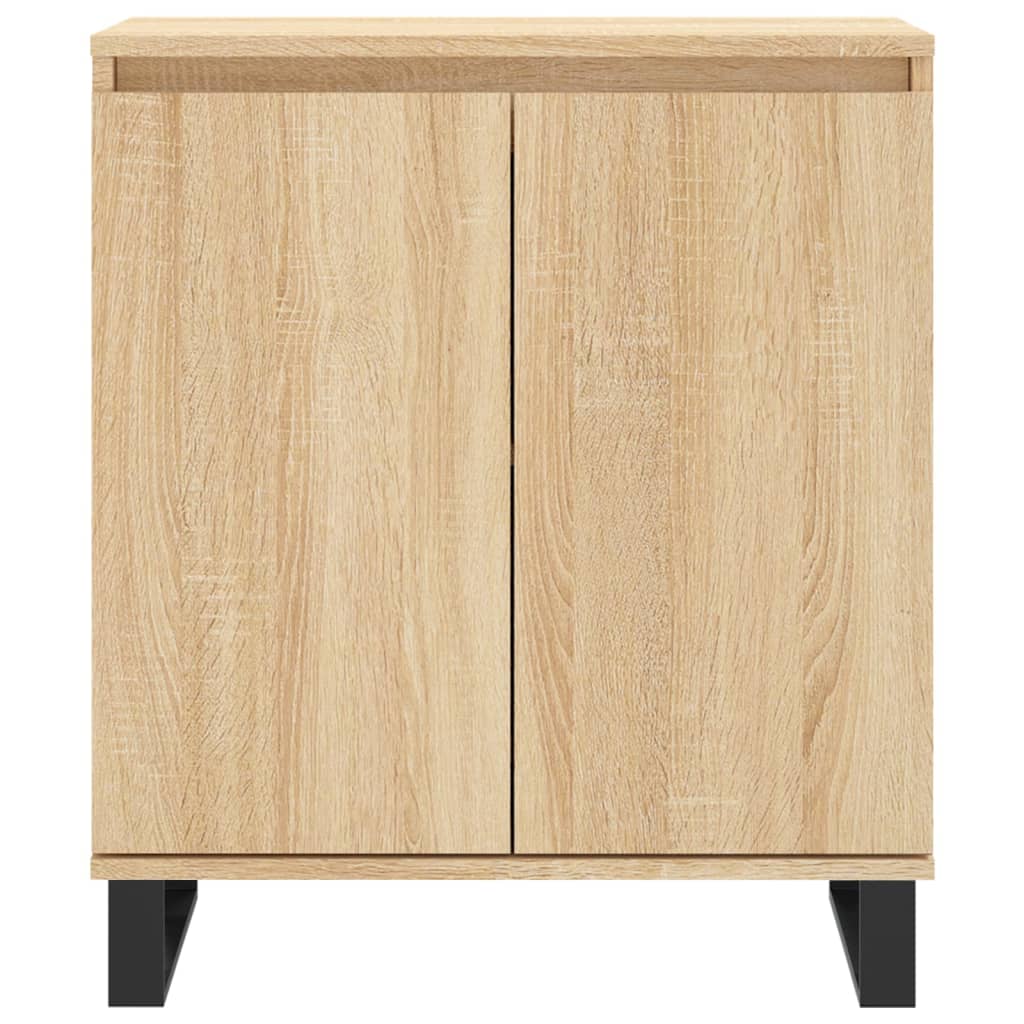 Dressoir 60x35x70 cm bewerkt hout sonoma eikenkleurig is nu te koop bij PeponiXL, paradijselijk wonen!