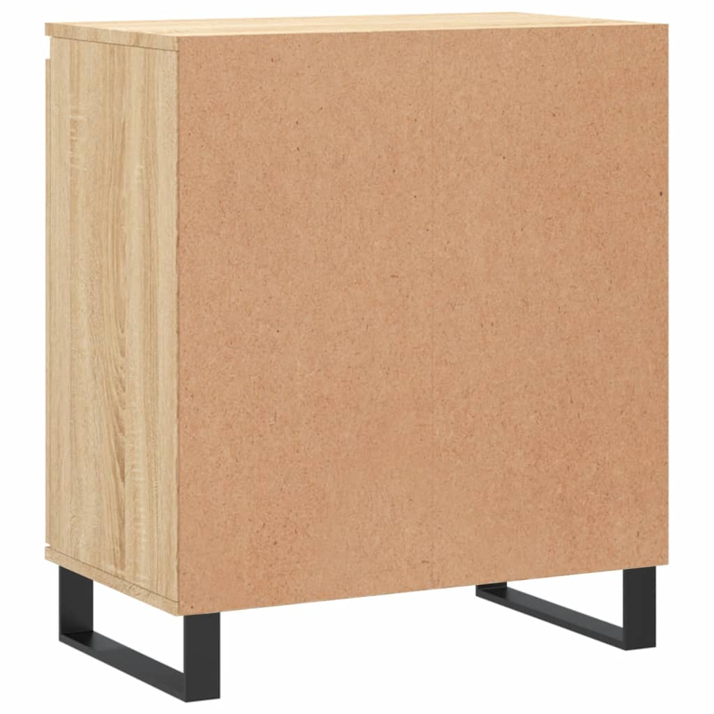 Dressoir 60x35x70 cm bewerkt hout sonoma eikenkleurig is nu te koop bij PeponiXL, paradijselijk wonen!