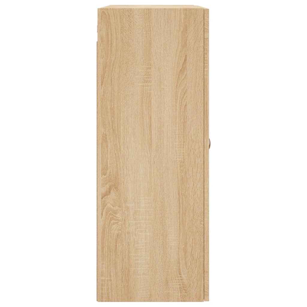 Wandkast 69,5x34x90 cm sonoma eikenkleurig is nu te koop bij PeponiXL, paradijselijk wonen!