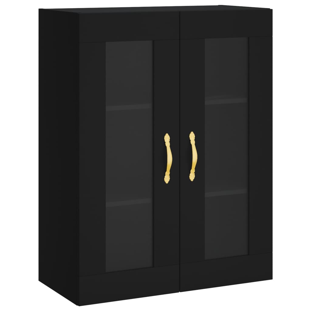 Bovenkast 69,5x34x90 cm zwart is nu te koop bij PeponiXL, paradijselijk wonen!