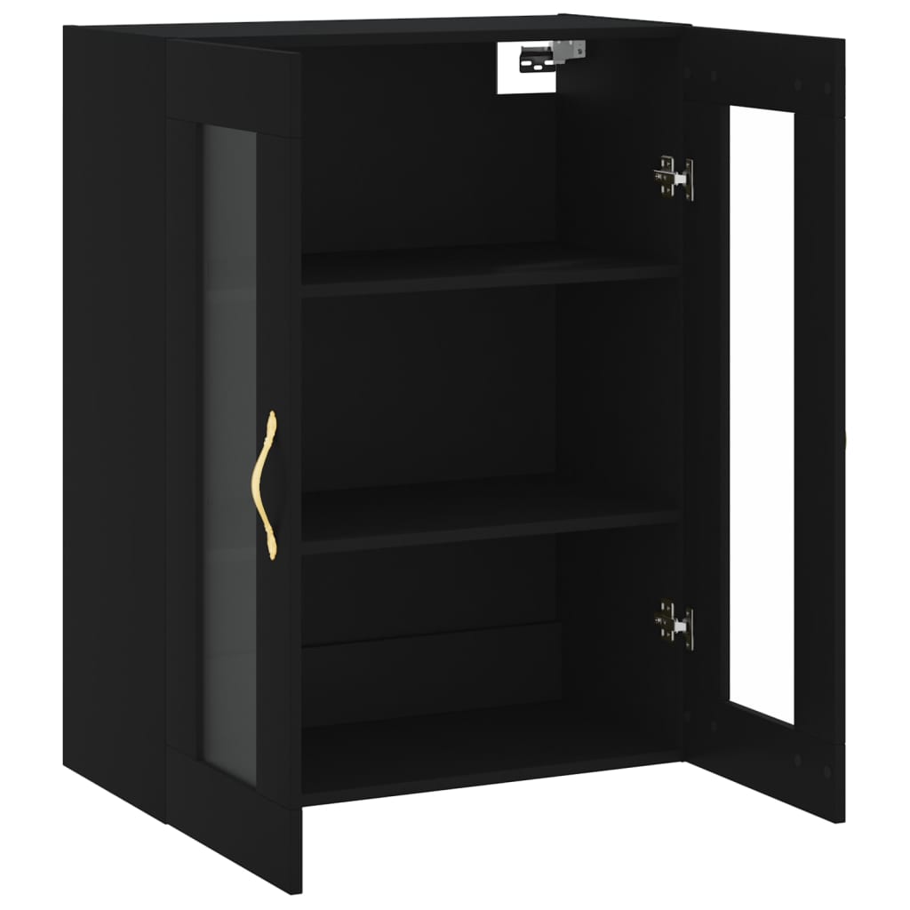 Bovenkast 69,5x34x90 cm zwart is nu te koop bij PeponiXL, paradijselijk wonen!