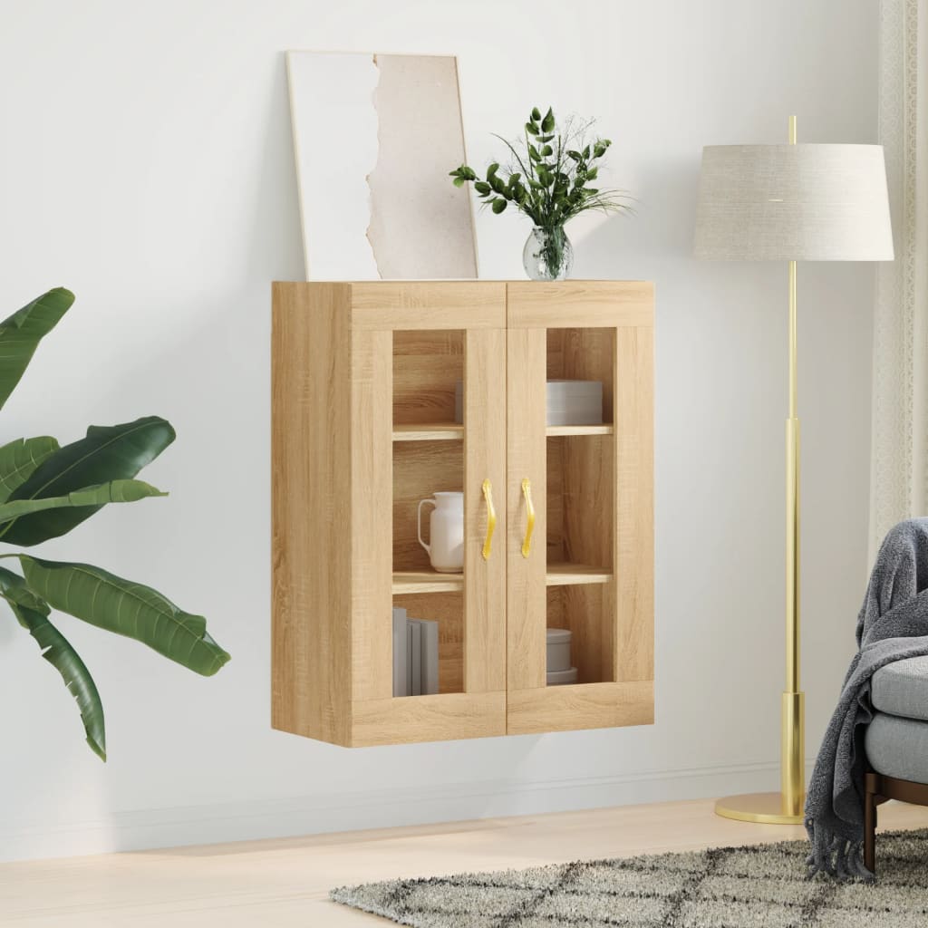 Bovenkast 69,5x34x90 cm sonoma eikenkleurig is nu te koop bij PeponiXL, paradijselijk wonen!