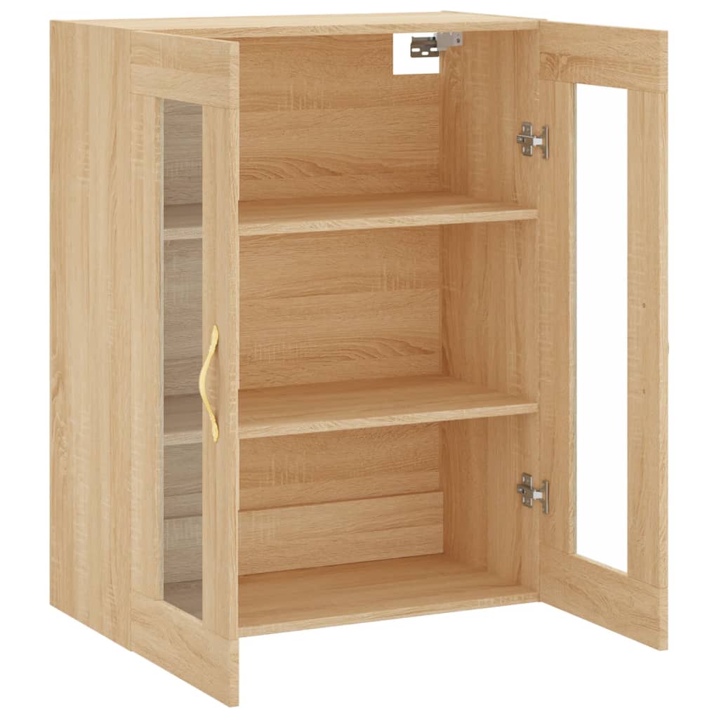 Bovenkast 69,5x34x90 cm sonoma eikenkleurig is nu te koop bij PeponiXL, paradijselijk wonen!