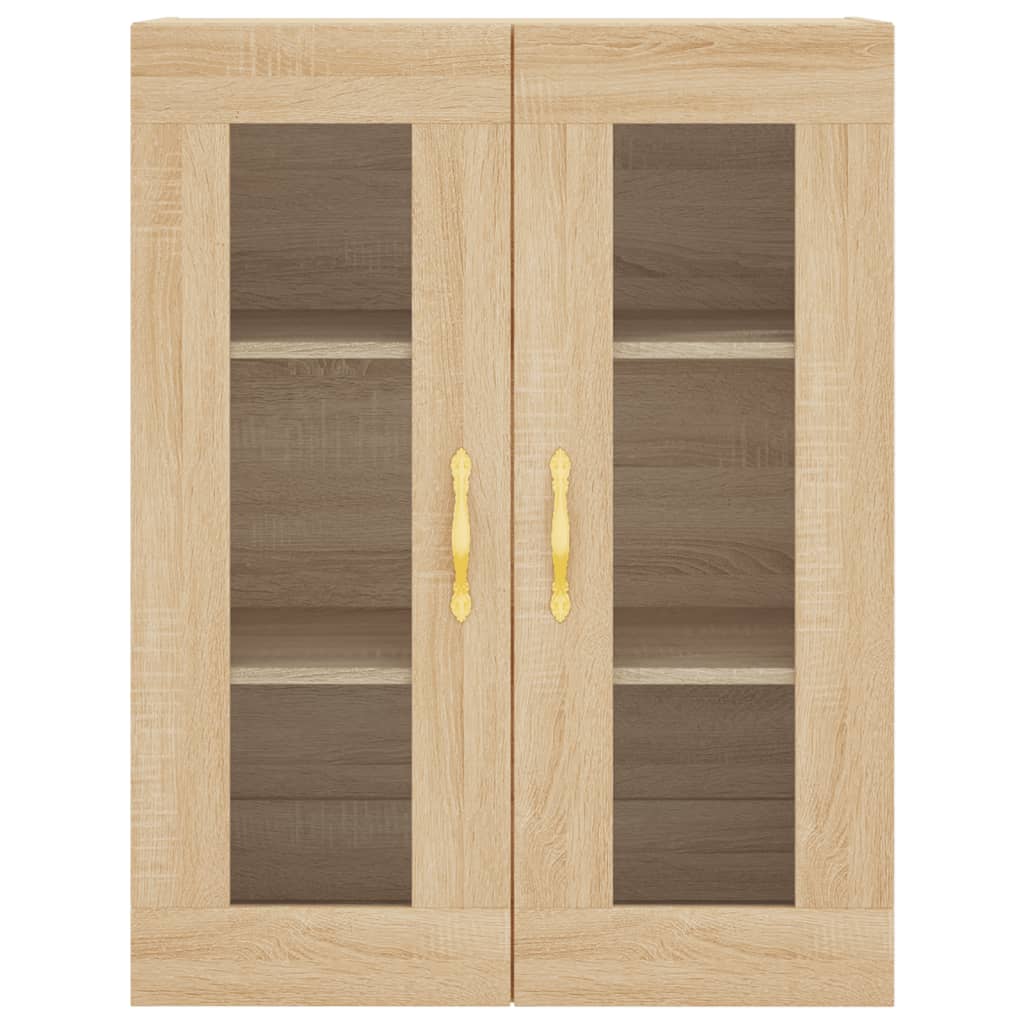 Bovenkast 69,5x34x90 cm sonoma eikenkleurig is nu te koop bij PeponiXL, paradijselijk wonen!