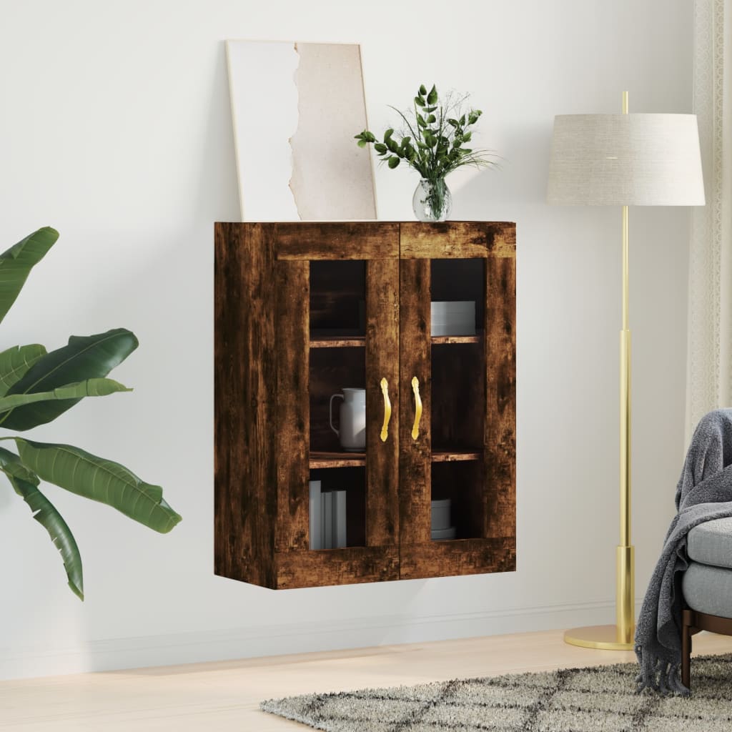 Bovenkast 69,5x34x90 cm gerookt eikenkleurig is nu te koop bij PeponiXL, paradijselijk wonen!