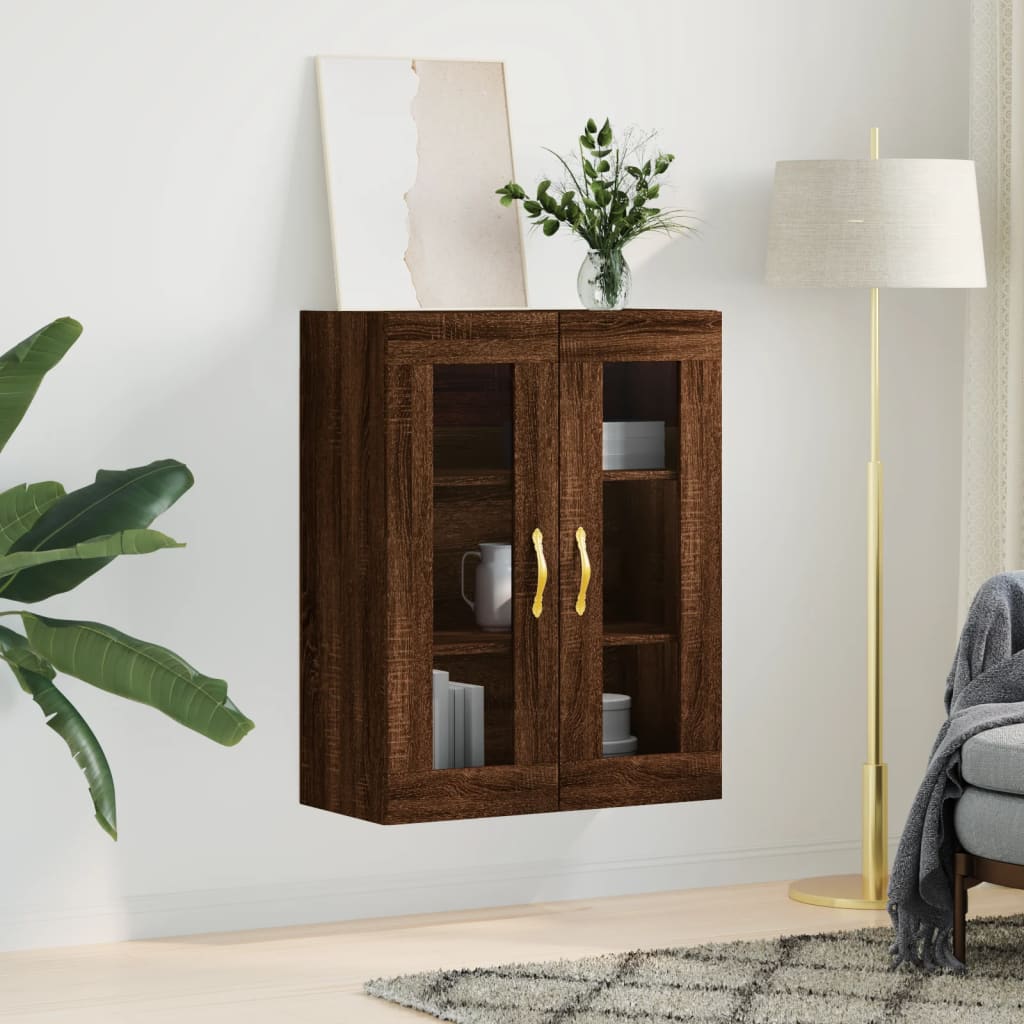 Bovenkast 69,5x34x90 cm bruin eikenkleur is nu te koop bij PeponiXL, paradijselijk wonen!