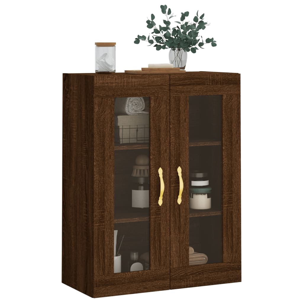 Bovenkast 69,5x34x90 cm bruin eikenkleur is nu te koop bij PeponiXL, paradijselijk wonen!
