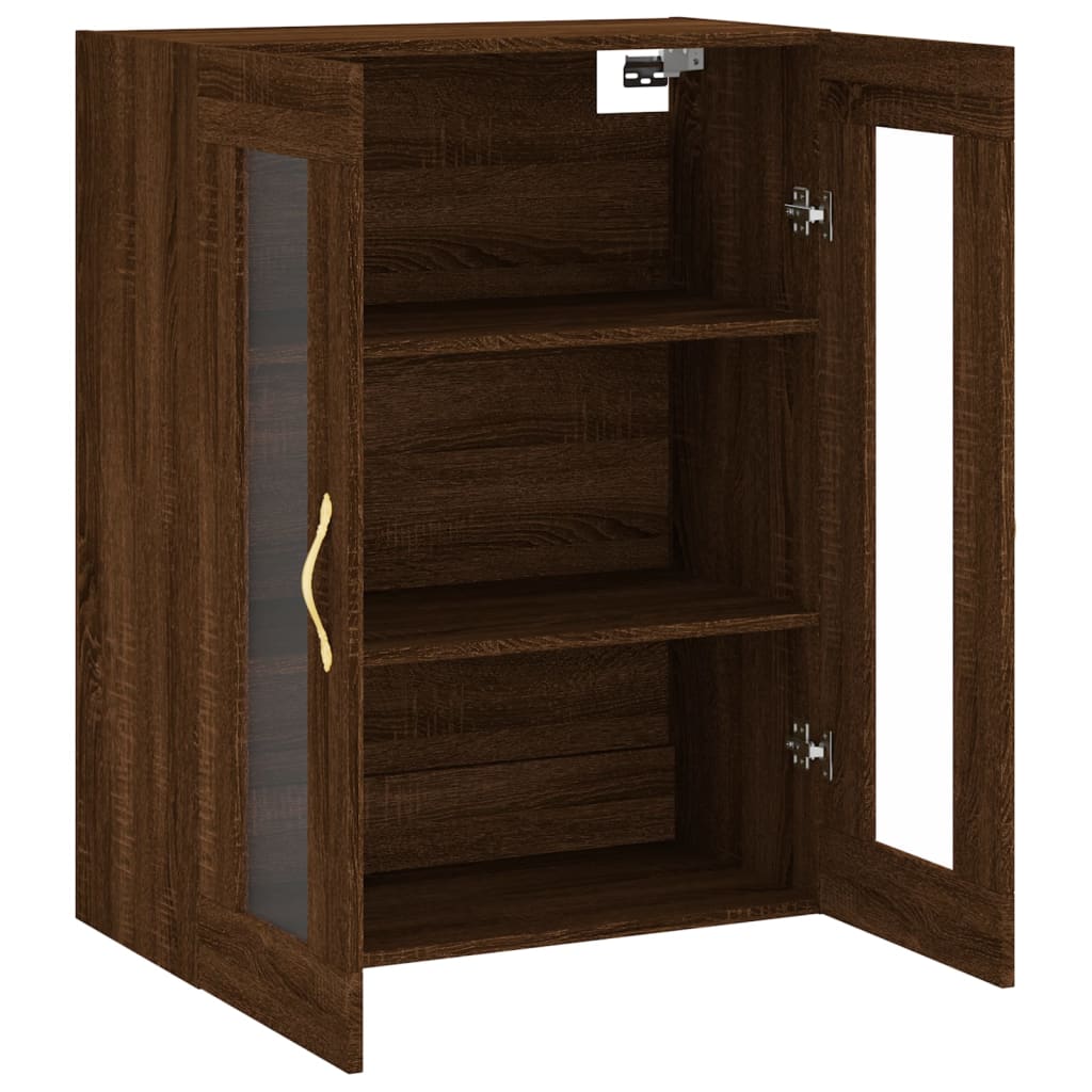 Bovenkast 69,5x34x90 cm bruin eikenkleur is nu te koop bij PeponiXL, paradijselijk wonen!