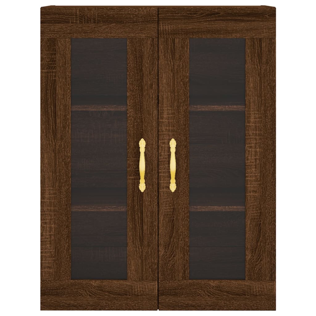 Bovenkast 69,5x34x90 cm bruin eikenkleur is nu te koop bij PeponiXL, paradijselijk wonen!
