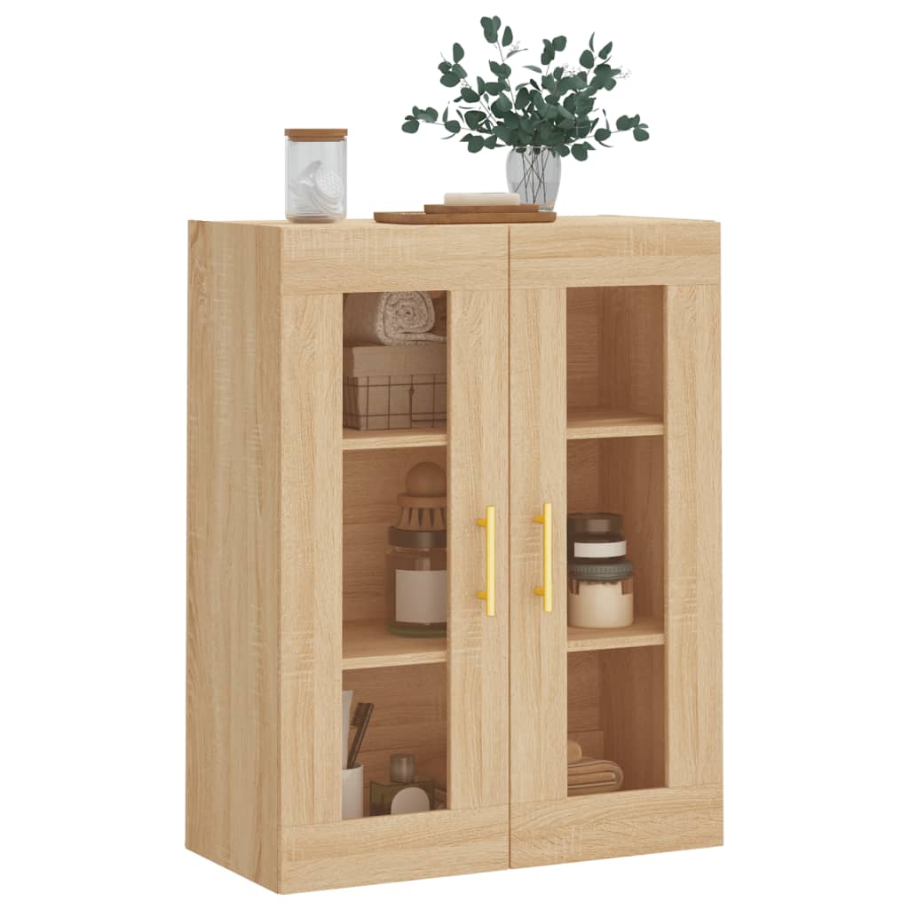 Bovenkast 69,5x34x90 cm sonoma eikenkleurig is nu te koop bij PeponiXL, paradijselijk wonen!