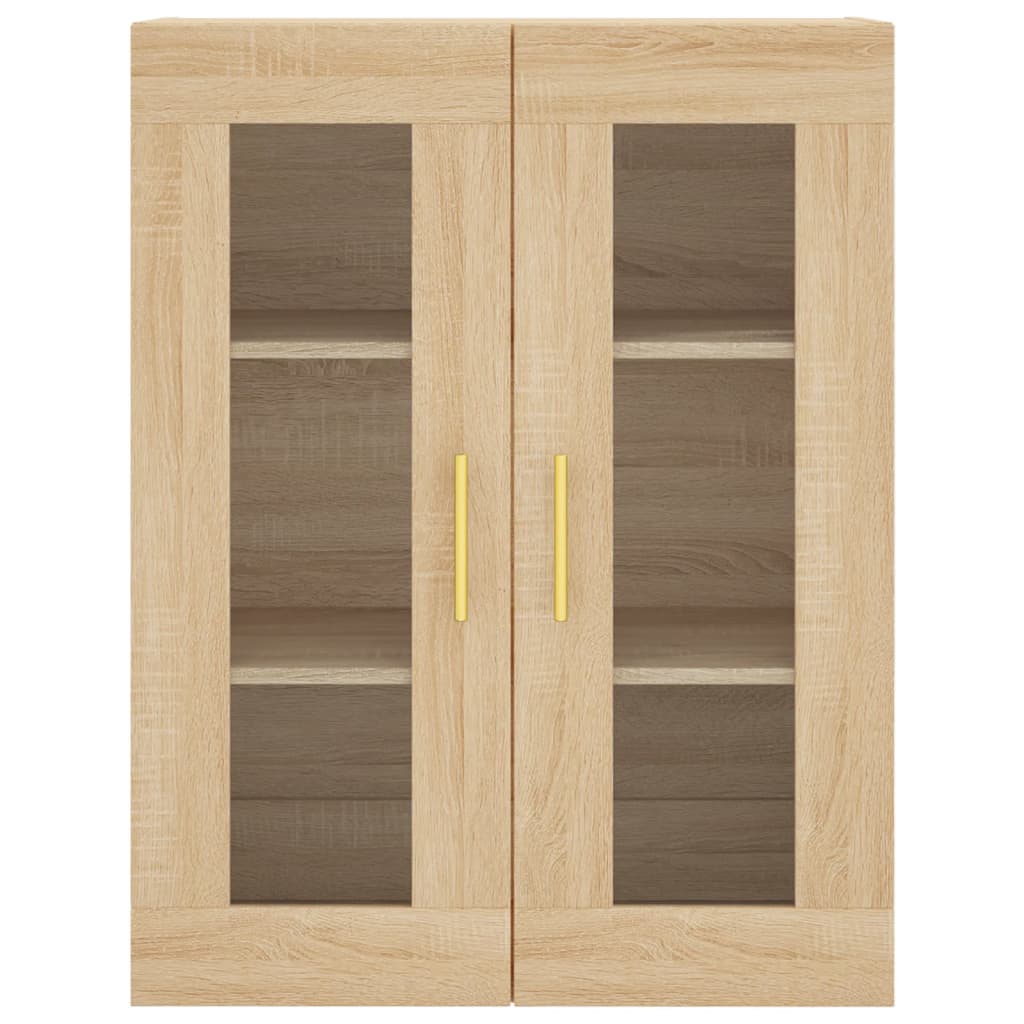 Bovenkast 69,5x34x90 cm sonoma eikenkleurig is nu te koop bij PeponiXL, paradijselijk wonen!