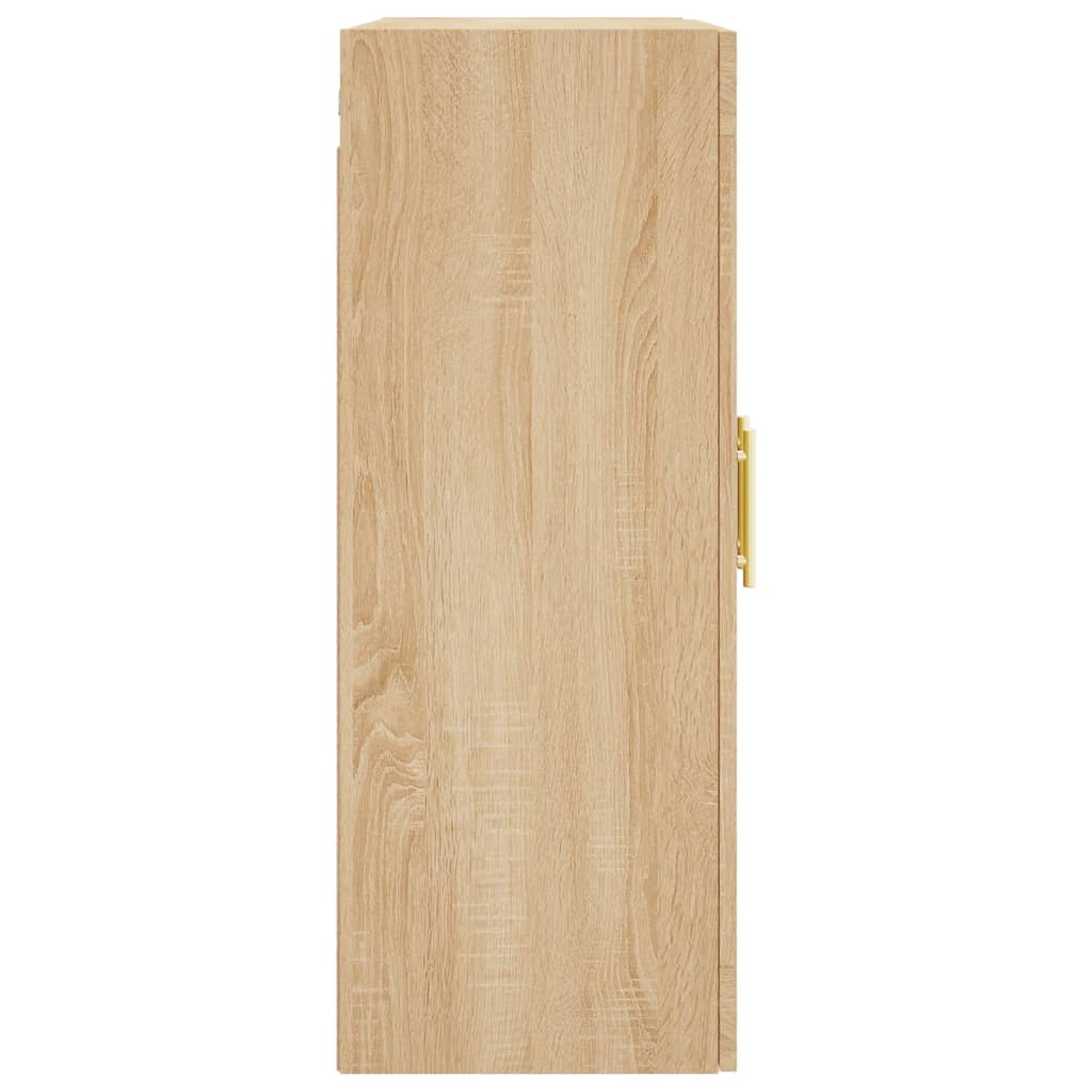Bovenkast 69,5x34x90 cm sonoma eikenkleurig is nu te koop bij PeponiXL, paradijselijk wonen!