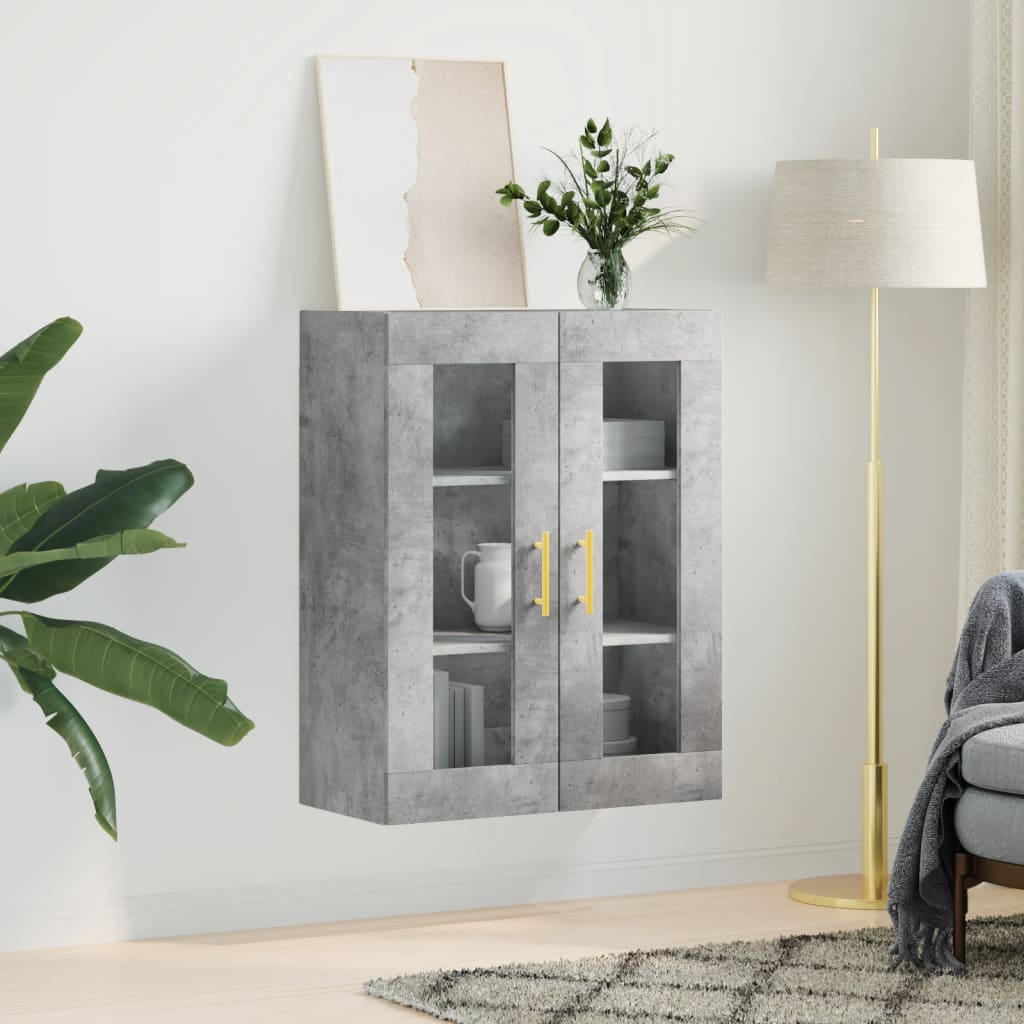 Bovenkast 69,5x34x90 cm betongrijs is nu te koop bij PeponiXL, paradijselijk wonen!