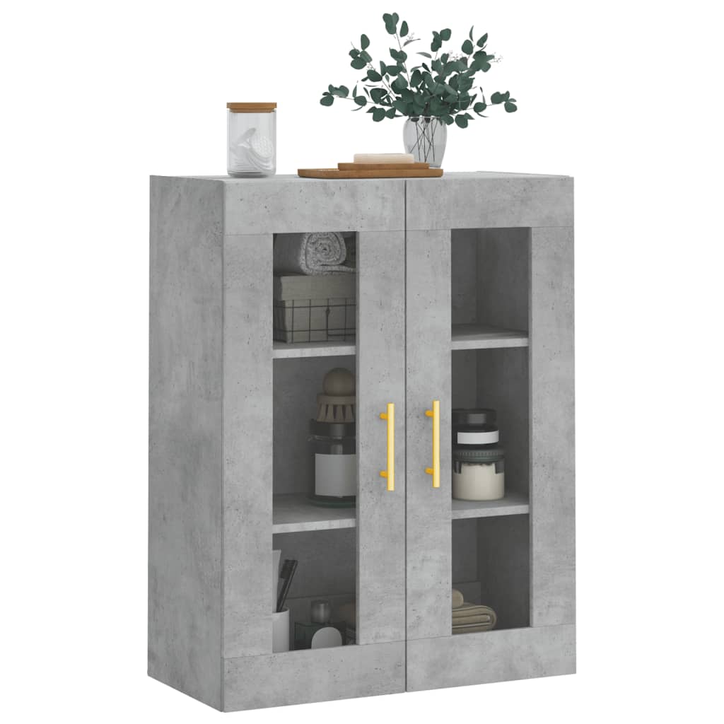 Bovenkast 69,5x34x90 cm betongrijs is nu te koop bij PeponiXL, paradijselijk wonen!