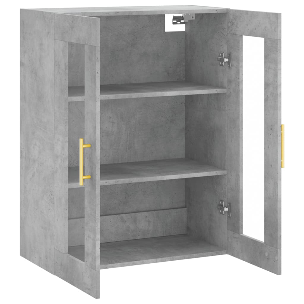 Bovenkast 69,5x34x90 cm betongrijs is nu te koop bij PeponiXL, paradijselijk wonen!