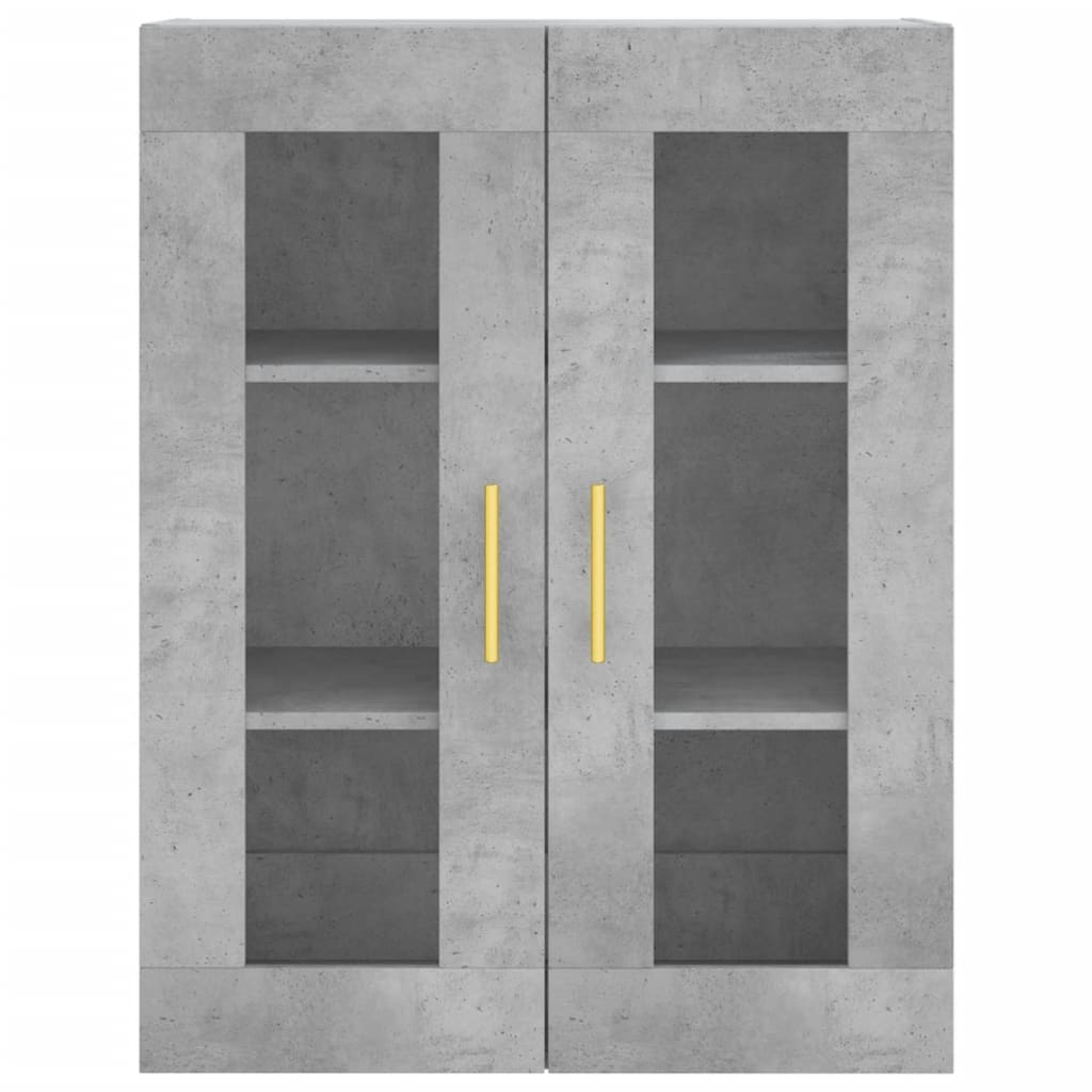 Bovenkast 69,5x34x90 cm betongrijs is nu te koop bij PeponiXL, paradijselijk wonen!