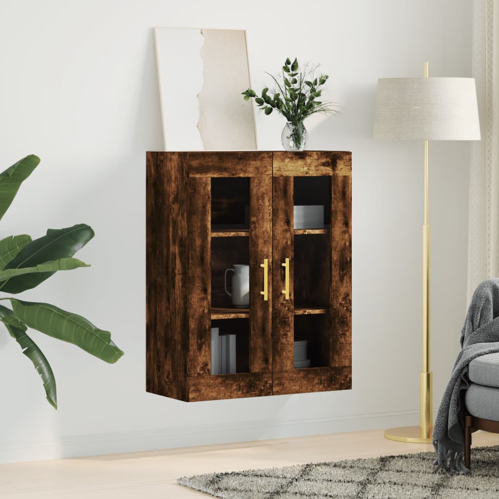 Bovenkast 69,5x34x90 cm gerookt eikenkleurig is nu te koop bij PeponiXL, paradijselijk wonen!