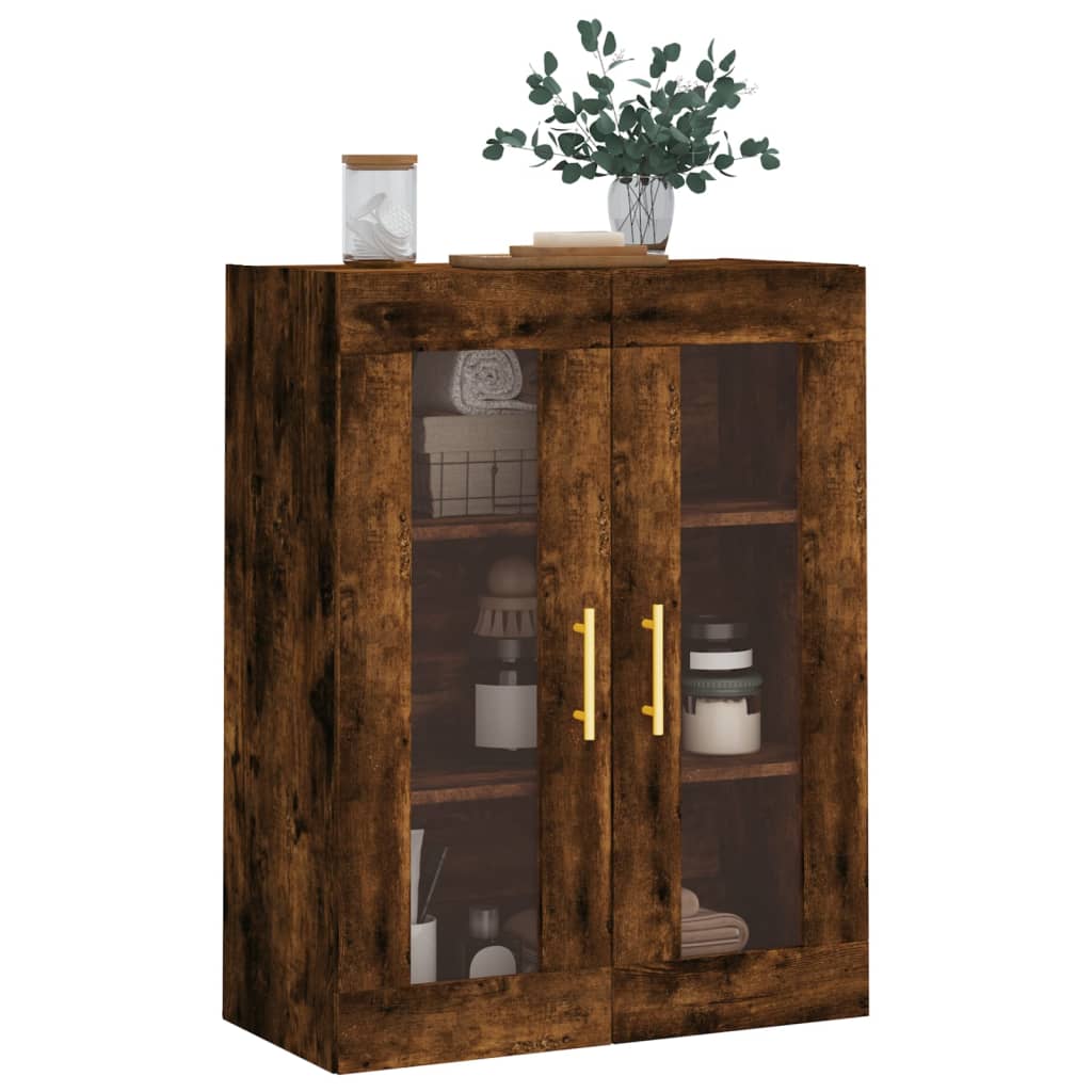 Bovenkast 69,5x34x90 cm gerookt eikenkleurig is nu te koop bij PeponiXL, paradijselijk wonen!