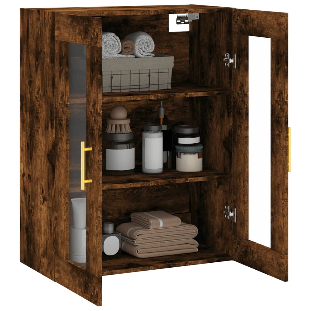Bovenkast 69,5x34x90 cm gerookt eikenkleurig is nu te koop bij PeponiXL, paradijselijk wonen!