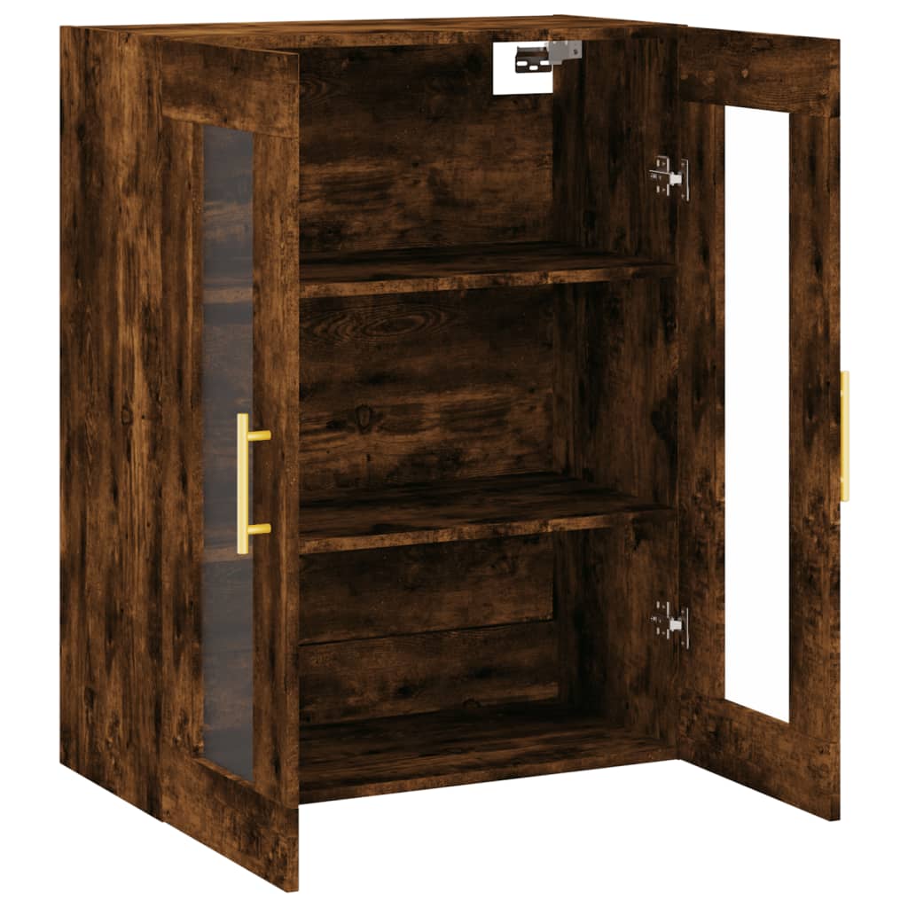 Bovenkast 69,5x34x90 cm gerookt eikenkleurig is nu te koop bij PeponiXL, paradijselijk wonen!