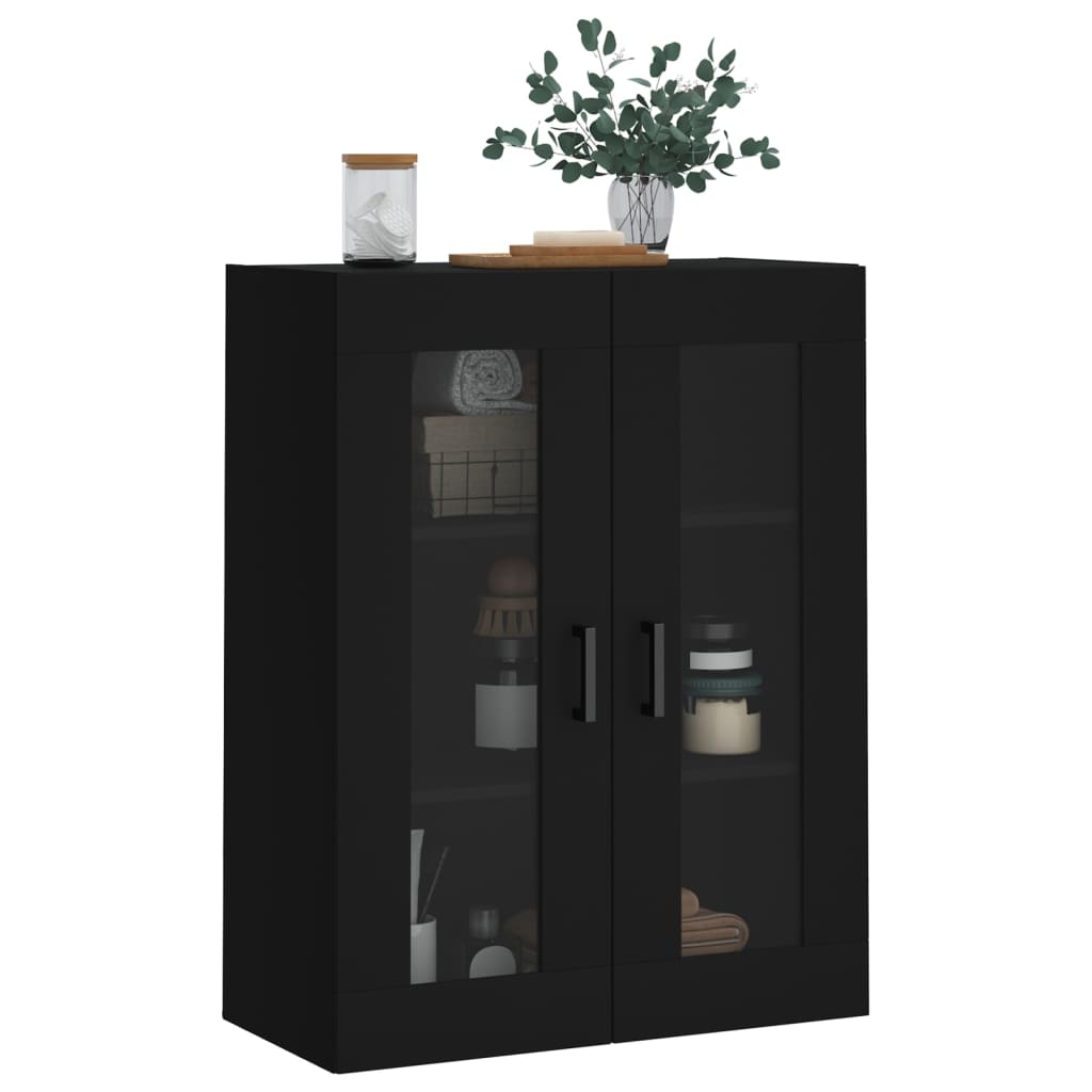 Bovenkast 69,5x34x90 cm zwart is nu te koop bij PeponiXL, paradijselijk wonen!