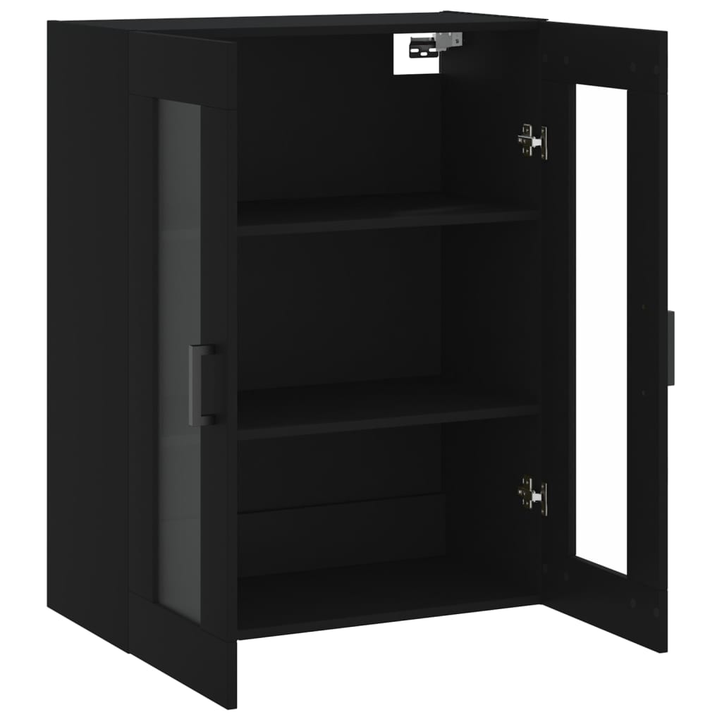 Bovenkast 69,5x34x90 cm zwart is nu te koop bij PeponiXL, paradijselijk wonen!