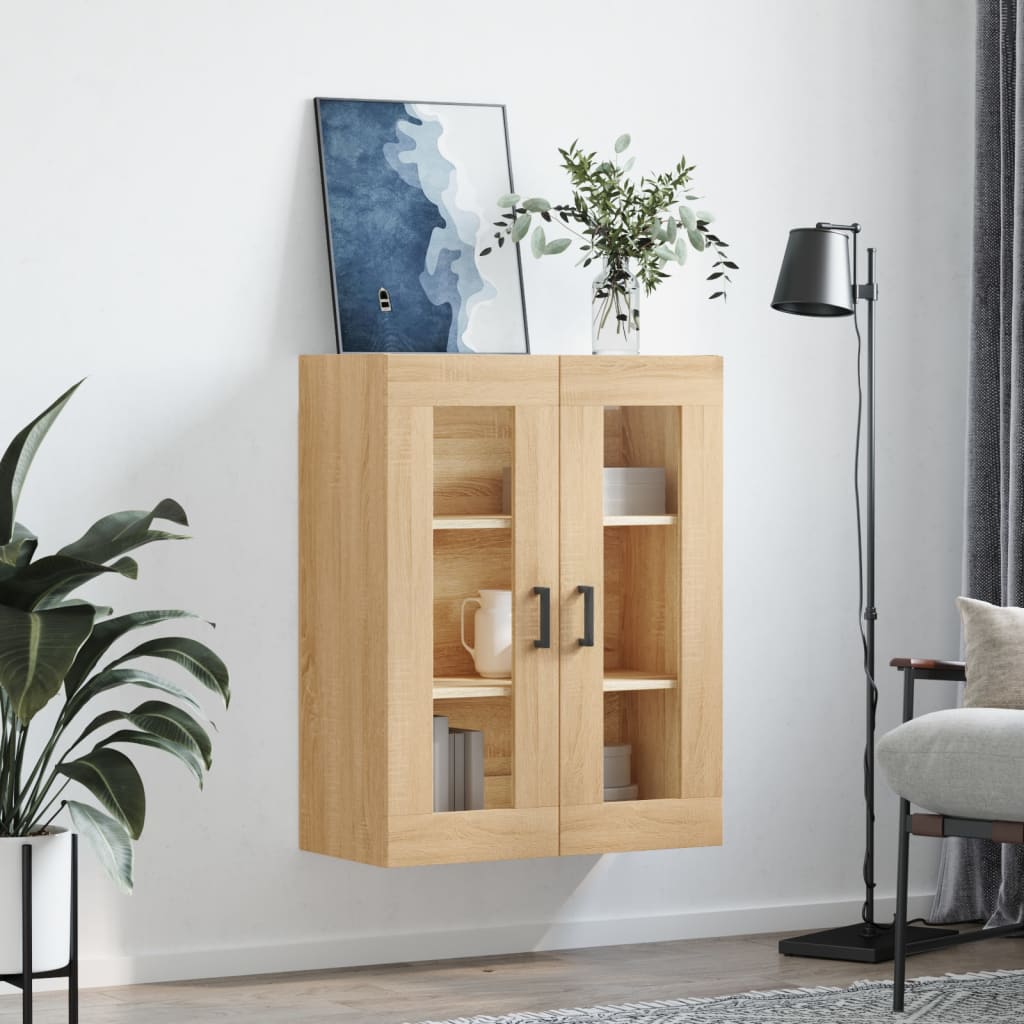 Bovenkast 69,5x34x90 cm sonoma eikenkleurig is nu te koop bij PeponiXL, paradijselijk wonen!