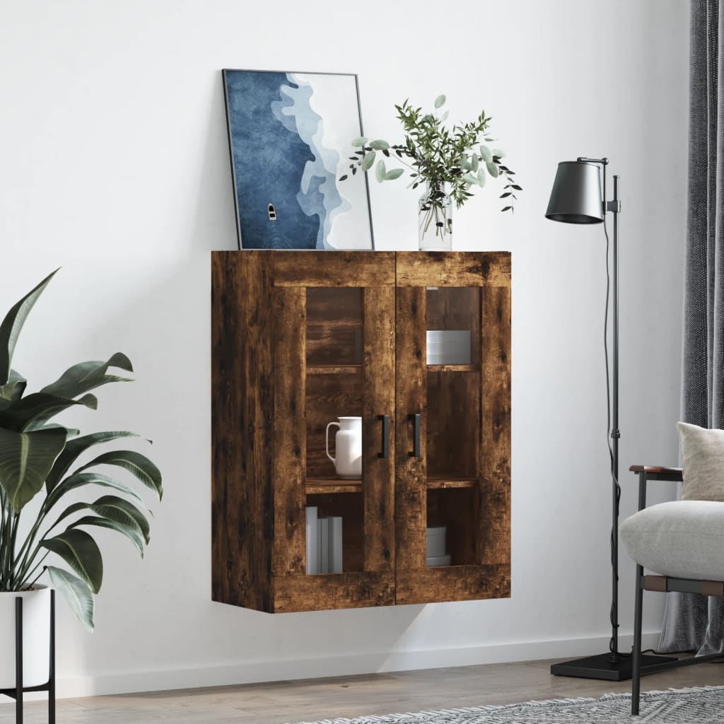 Bovenkast 69,5x34x90 cm gerookt eikenkleurig is nu te koop bij PeponiXL, paradijselijk wonen!
