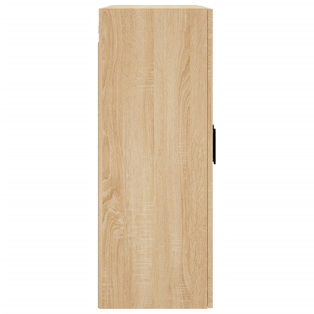 Wandkast 69,5x34x90 cm sonoma eikenkleurig is nu te koop bij PeponiXL, paradijselijk wonen!