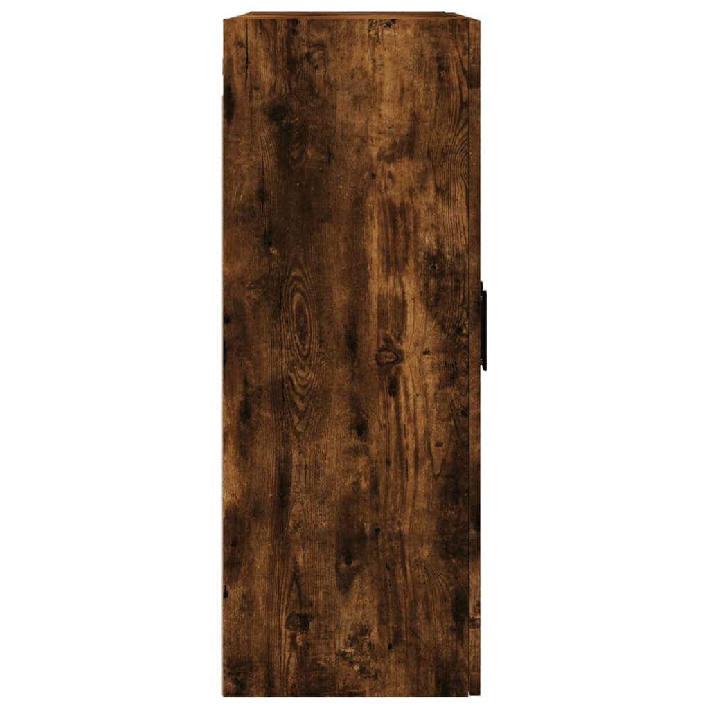 Wandkast 69,5x34x90 cm gerookt eikenkleurig is nu te koop bij PeponiXL, paradijselijk wonen!
