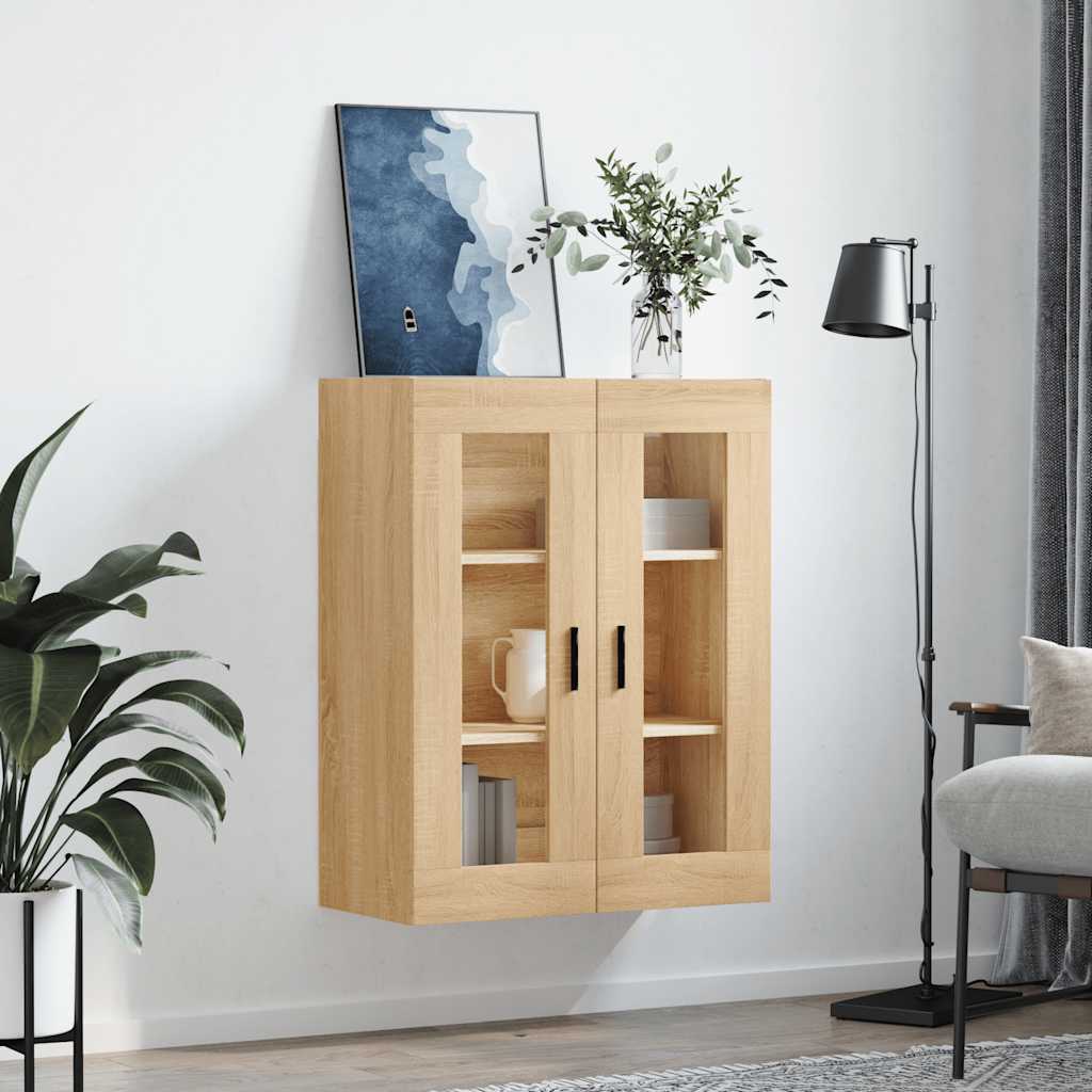 Bovenkast 69,5x34x90 cm sonoma eikenkleurig is nu te koop bij PeponiXL, paradijselijk wonen!