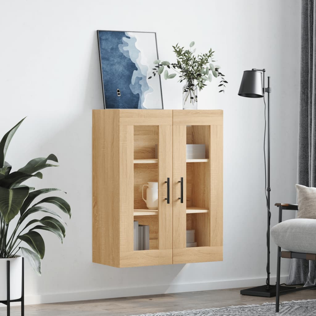 Bovenkast 69,5x34x90 cm sonoma eikenkleurig is nu te koop bij PeponiXL, paradijselijk wonen!