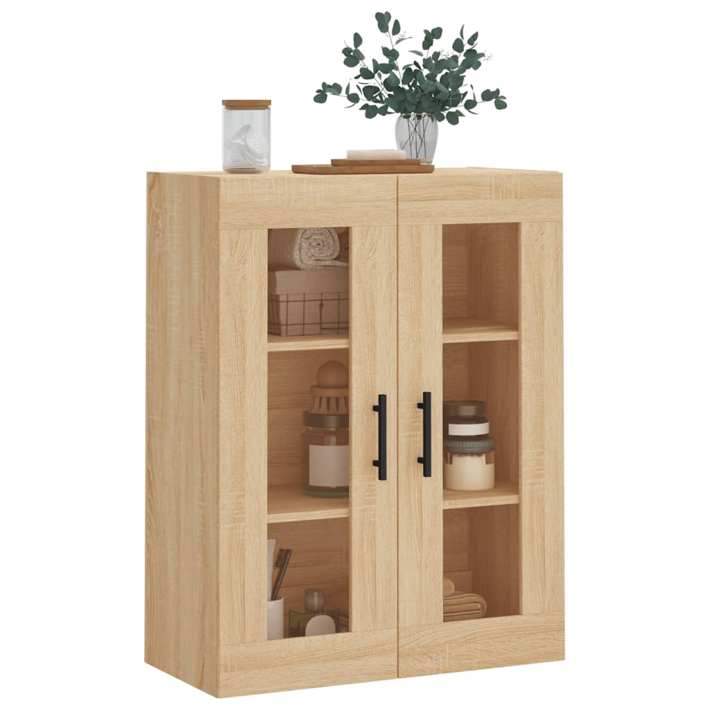 Bovenkast 69,5x34x90 cm sonoma eikenkleurig is nu te koop bij PeponiXL, paradijselijk wonen!