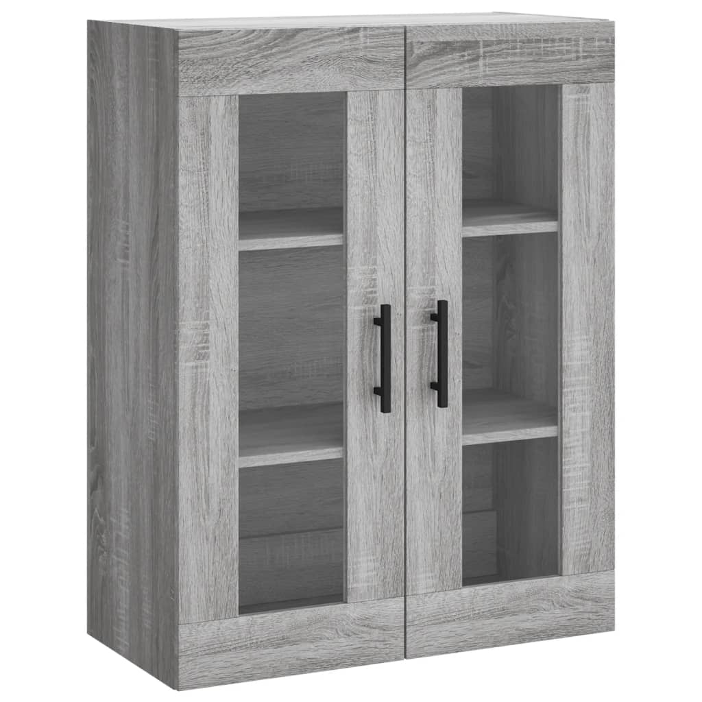 Bovenkast 69,5x34x90 cm grijs sonoma eikenkleurig is nu te koop bij PeponiXL, paradijselijk wonen!