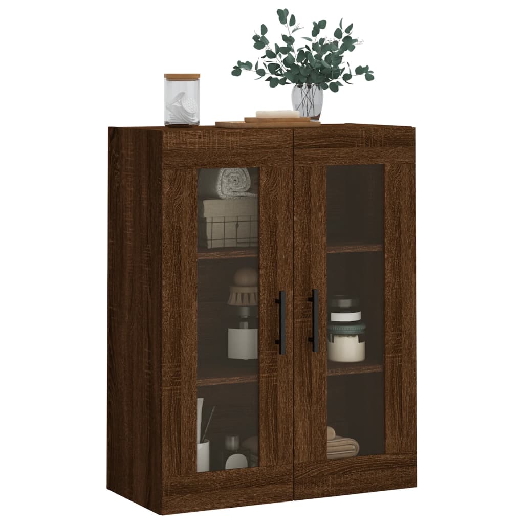 Bovenkast 69,5x34x90 cm bruin eikenkleur is nu te koop bij PeponiXL, paradijselijk wonen!