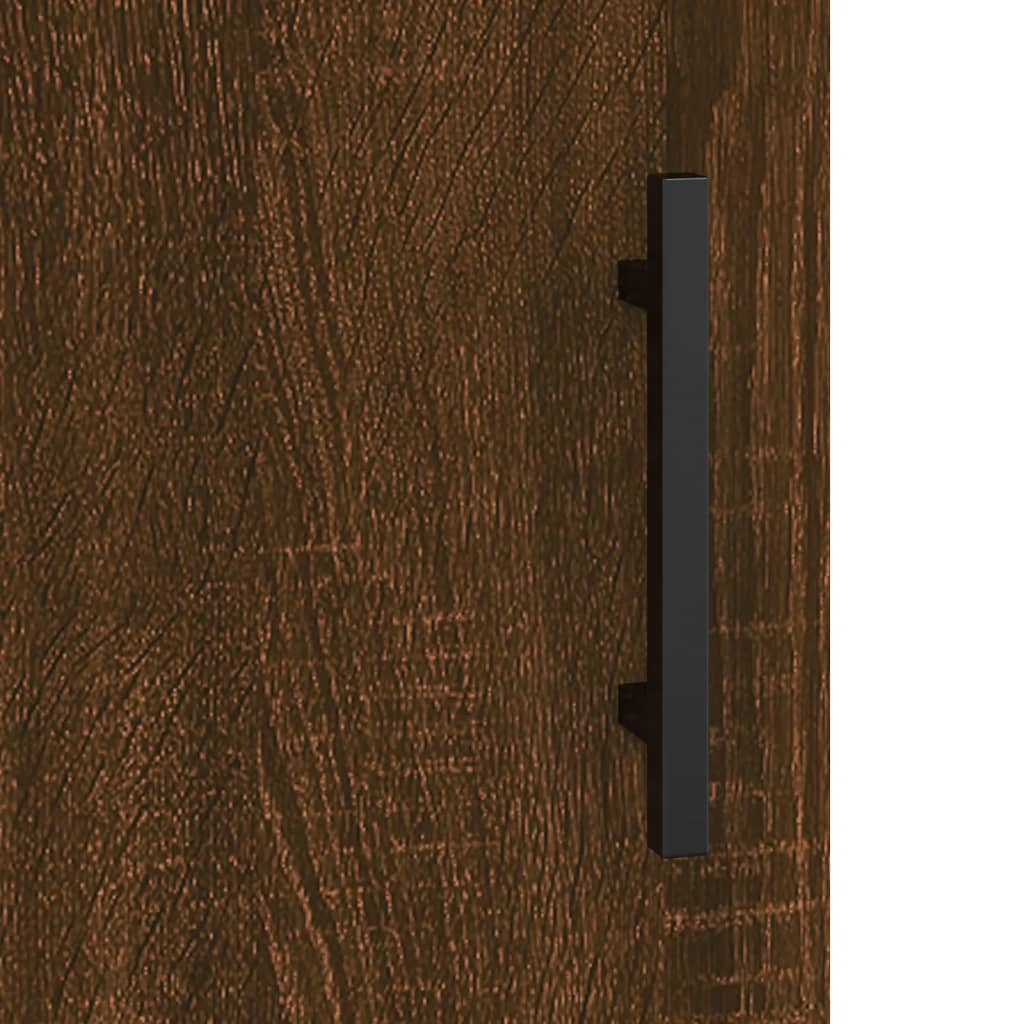 Bovenkast 69,5x34x90 cm bruin eikenkleur is nu te koop bij PeponiXL, paradijselijk wonen!