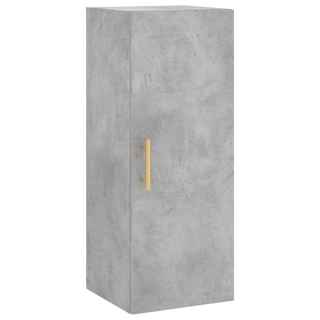 Bovenkast 34,5x34x90 cm betongrijs is nu te koop bij PeponiXL, paradijselijk wonen!