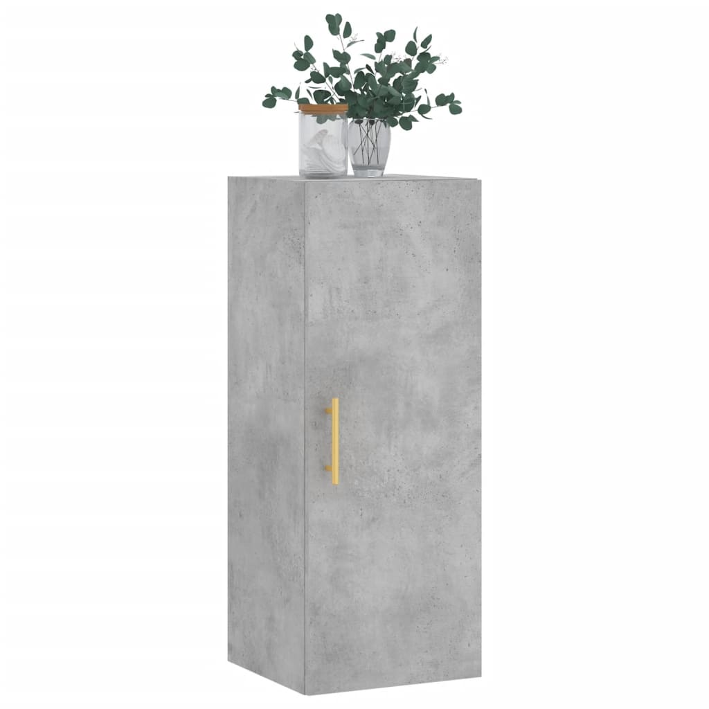 Bovenkast 34,5x34x90 cm betongrijs is nu te koop bij PeponiXL, paradijselijk wonen!