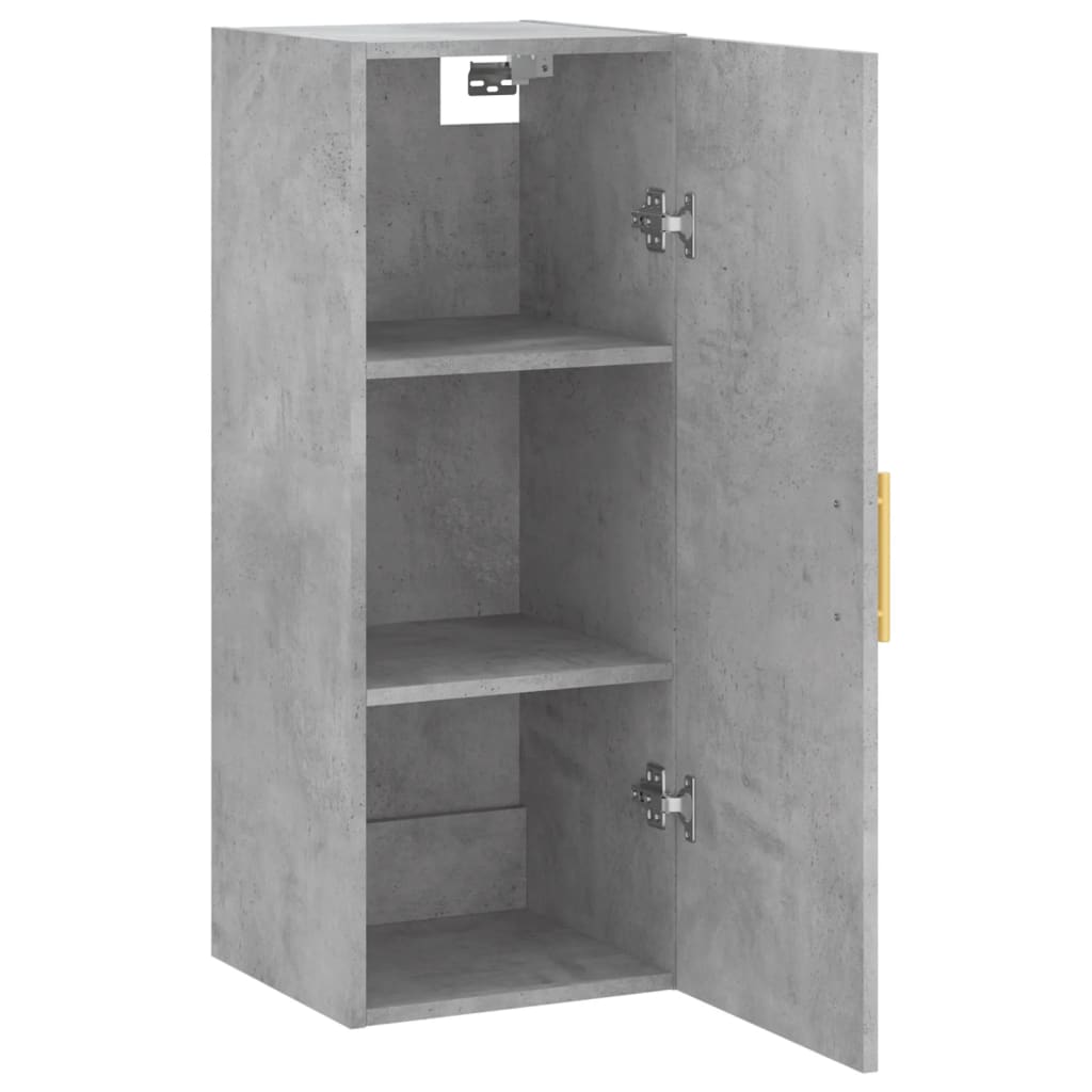 Bovenkast 34,5x34x90 cm betongrijs is nu te koop bij PeponiXL, paradijselijk wonen!